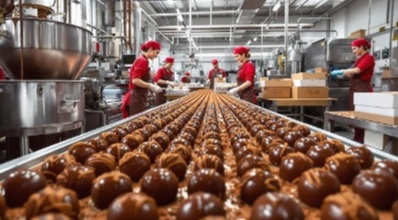 industrial chocolate production